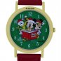 NEW Disney Lorus Mickey Minnie Mouse Donald Duck Christmas Musical Notes Watch