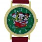 NEW Disney Lorus Mickey Minnie Mouse Donald Duck Christmas Musical Notes Watch
