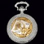 NEW Disney Mickey Mouse Epcot Majesti Swiss Pocket Watch HTF