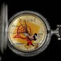 NEW Disney Mickey Mouse Epcot Majesti Swiss Pocket Watch HTF