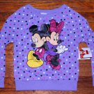 NWT Disney Minnie Mouse Mickey Mouse Girls Sweatshirt