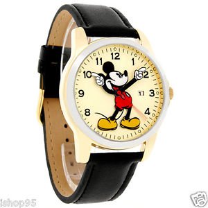 NEW Men's Disney Mickey Mouse Date Large Watch