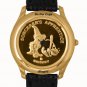 NEW Disney Mickey Mouse Fantasia Sorcerer Gold 22KT Watch