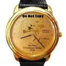 NEW MEN'S DISNEY MICKEY MOUSE STEAMBOAT WILLIE SEIKO LIMITED EDITION WATCH