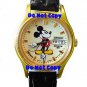 BRAND NEW LADIES DISNEY MICKEY MOUSE LUMIBRITE DATE SEIKO WATCH