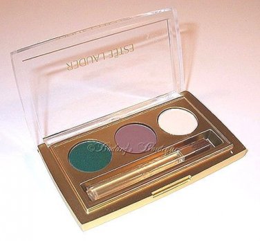Estee Lauder Pure Color EyeShadow Trio ~NICE BRUSH!~ IVORY BOX #10 ~ Eye Shadow
