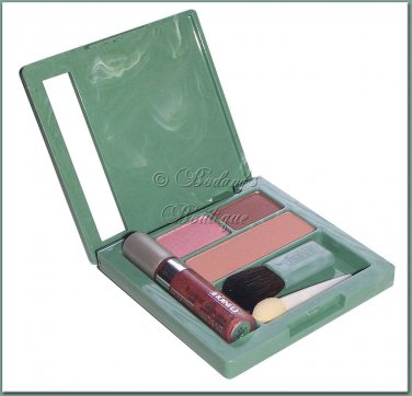 Clinique Glosswear for Lips Sheer Shimmers~SUNSET+Blush & Eye Shadow~Makeup Quad