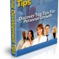 Personal Development Tips