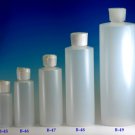 (12 ct) 4 oz. Plastic Bottles Natural Color with Flip Spout Caps (Empty)-Easy Pouring/Dispensing