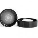 (72 ct) 20-400  Plastic Cone Lined Black Polypropylene Caps (Caps Only)