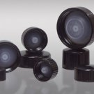 (72 ct) 13-425 Poly Seal Black Phenolic Cone Lined Caps (Caps Only)