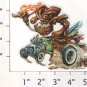 Surfin' Tiki Rod Sticker (S-84)
