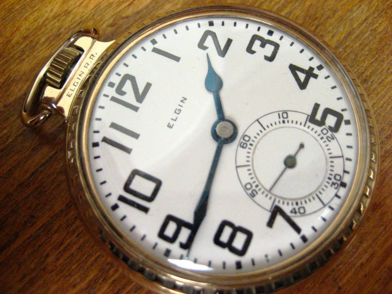 elgin gold pocket watch serial number