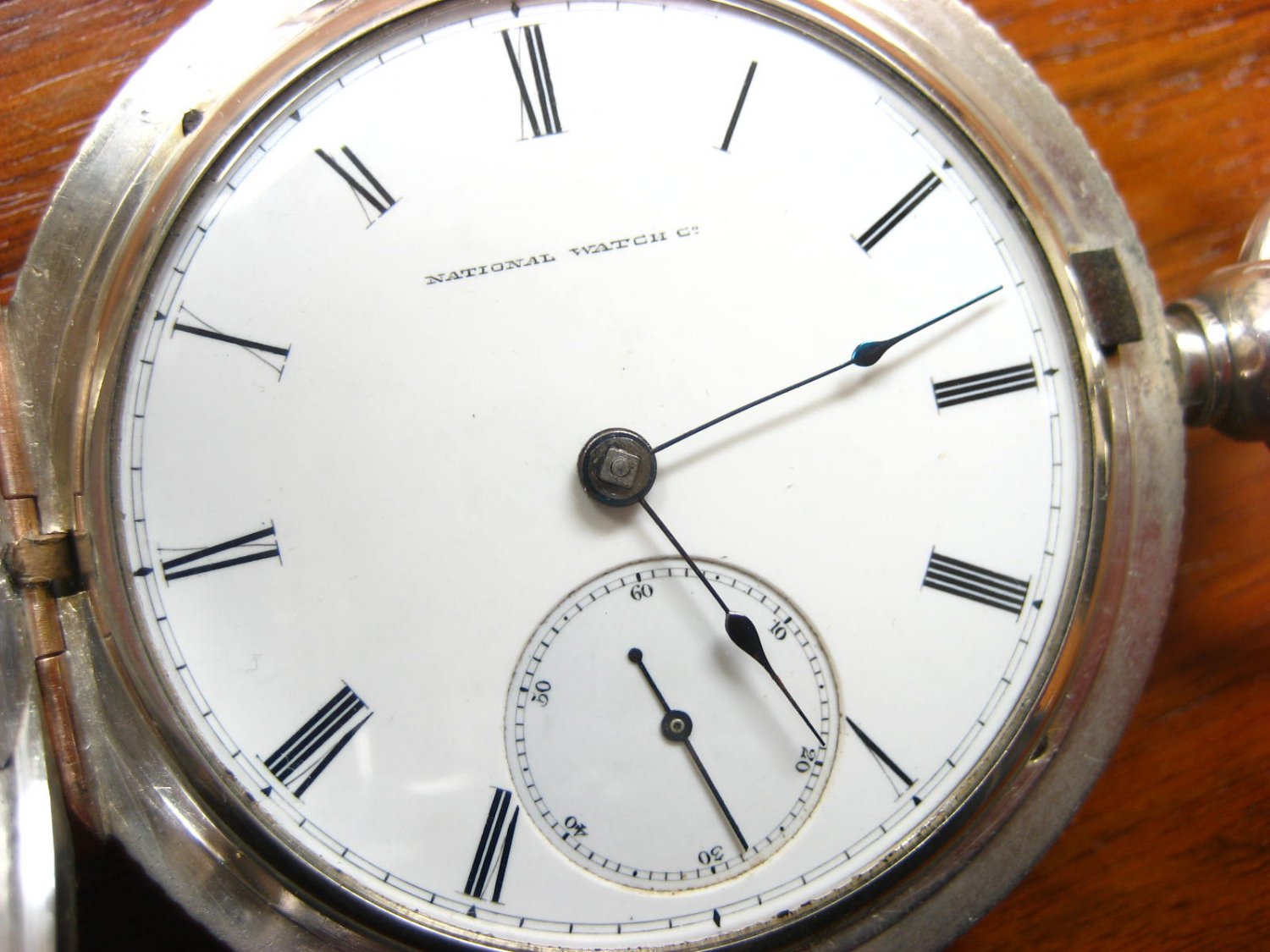 (SOLD)Early Elgin G.M. Wheeler Key Wind Pocket Watch C1868, Hunter