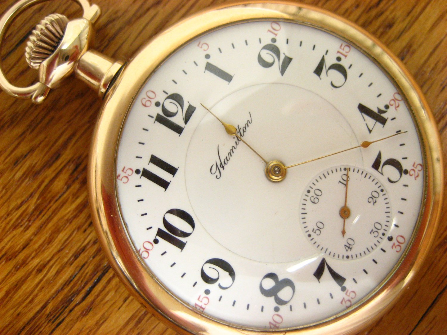 Gone Hamilton Grade 972 Special Pocket Watch Railroad Grade, C1914