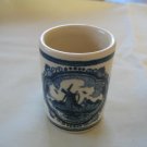 Delft Liquer tumbler or shot glass  Hand Painted