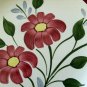 Blue Ridge Dinner Plate Red Flowers
