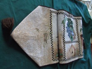 Contemporary Table Runner  Country or Spring Motif