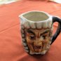Two Miniature Character Mugs/Creamers: Toby Mug style
