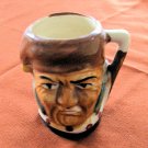 Two Miniature Character Mugs/Creamers: Toby Mug style
