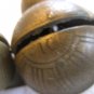 Eight Old Brass Sleigh Bells