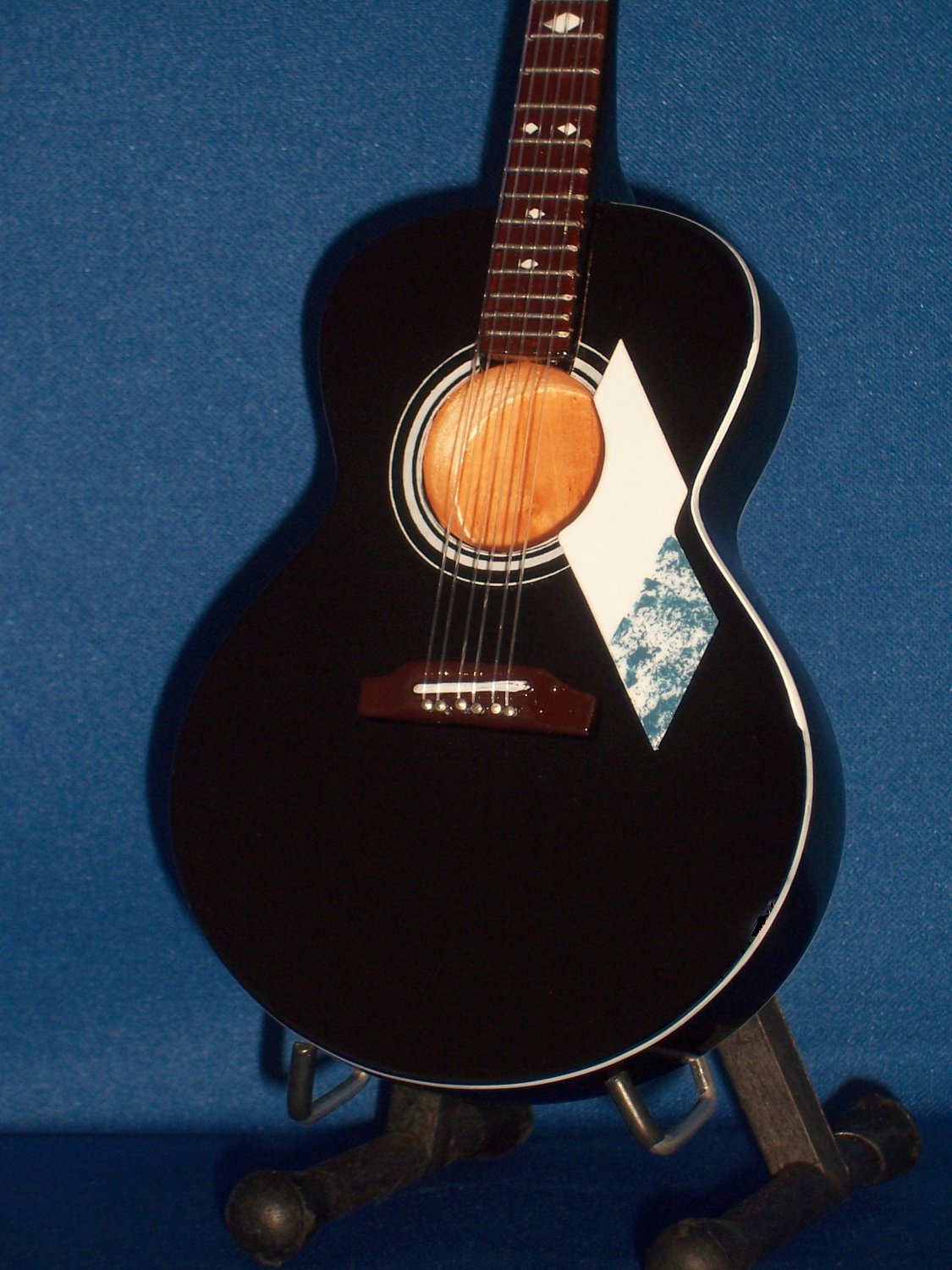 NEIL DIAMOND Mini Black Acoustic Guitar Memorabilia Collectible Gift