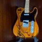 BRUCE SPRINGSTEEN Mini Guitar NATURAL WOOD TELE Memorabilia Collectible Gift