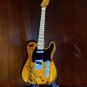 BRUCE SPRINGSTEEN Mini Guitar NATURAL WOOD TELE Memorabilia Collectible Gift