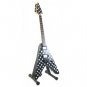 RANDY RHOADS Mini FLYING V Guitar POLKA DOT Memorabilia Collectible Gift