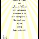 Wedding Invitation - Original Design - Digital Delivery