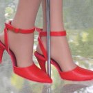 Red Leather Ankle Wrap for Tonner's 22" American Model