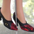 Black & Red Snakeskin Pump for Tonner's 22" American Model