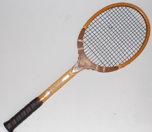 Tad Davis Imperial Wood Vintage Tennis Racquet 4-6/8 H (TAD07)
