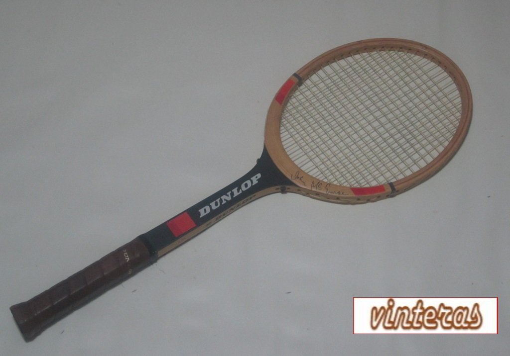 Dunlop  John McEnroe Wood Tennis Racquet  DUNW10A