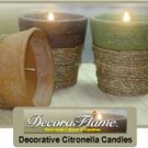Handcrafted Citronella Candles