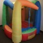 My Bouncer Little Round Castle Bounce 78" L x 78" W x 72" H Ball Pit w/ Blower Pump, Nylon Material