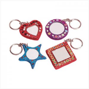 Dazzling Mirrior Keychains