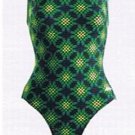 Dolfin Womens Chloroban Swimsuit Pulse Print 9952C-GRN