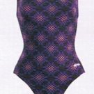 Dolfin Womens Chloroban Swimsuit Pulse Print 9952C-PUR