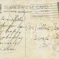 c 1912 Tuck Thanksgiving Postcard Embossed Turkeys