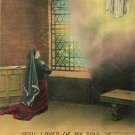 1910 Bamforth Hymn Series Postcard Jesu Lover of My Soul Series 4506 No. 2