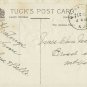 Vintage Tuck Christmas Postcard Embossed Poinsettias
