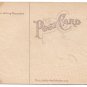 Vintage Thanksgiving Postcard Turkey Eating Corn Embossed Gold Moire ca 1910