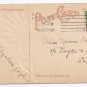Vintage Thanksgiving Postcard Tom Turkey Embossed Moire Background 1908