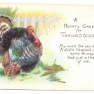 Vintage Thanksgiving Postcard Tom Turkey Arts and Crafts Era Poem Vintage Thanksgiving Postcard Tom Turkey Arts and Crafts Era Poem