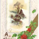 John Winsch 1910 Mill Scene Vintage Christmas Postcard