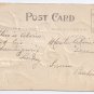Farm Boy w Turkey Embossed Vintage Thanksgiving Postcard Gold