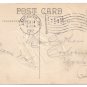 Cupid Cherub Man in the Moon Valentine Day Postcard