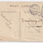 Swallows Buoy Hearts EAS Embossed Vintage Valentine Postcard