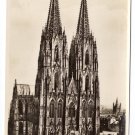 Koln Cathedral Germany West Front RPPC
